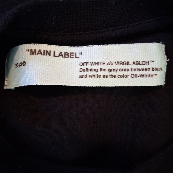 Off-White Diagonal Flower Shop Virgil Abloh 2018 Collection Tee Shirt Size M - Picture 5 of 12